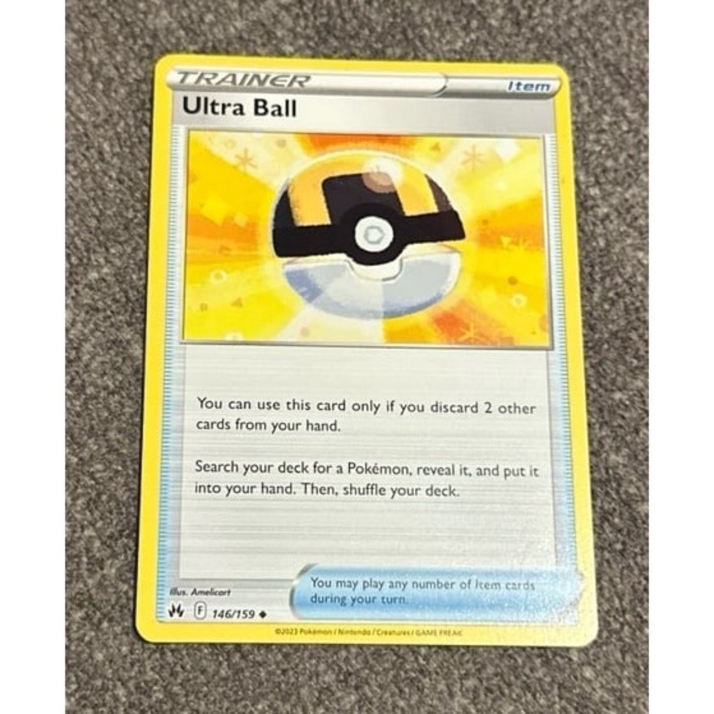 Ultra Ball Trainer Pokémon card
